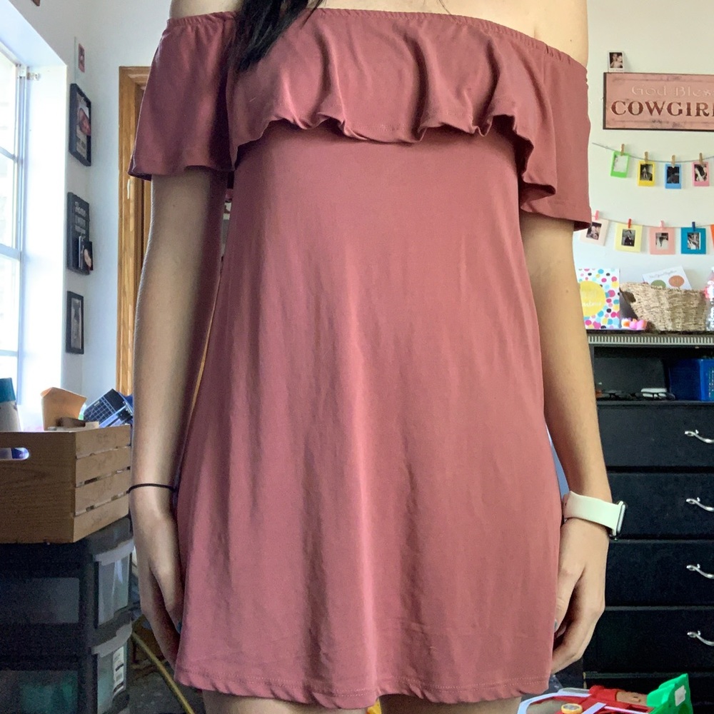 pink mini dress